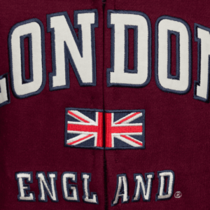 Unisex Kids London England Zipped Hooded Hoodie Sweatshirt 4 Colours