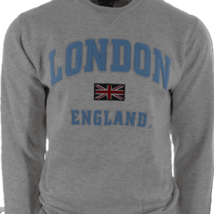 LE201 and LE202 GWCC Unisex London England Sweatshirt 9 Colours XS-4XL Free Union Jack Metal Pin Badge