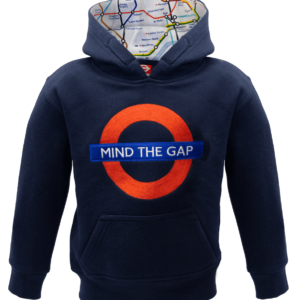 3 Styles TFL™129K Kids Licensed Chain Stitch Embroidery Mind the Gap™ Hoodie and Zipped