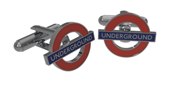 London Underground Pin Badges and Enamel Cufflinks of high quality TFL7000 and TFL7100 - 8 Styles