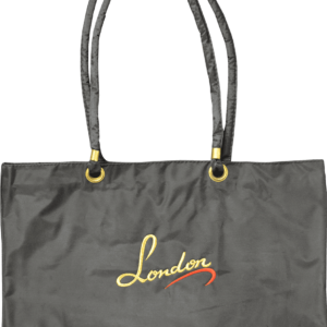 London Bag Embroidered Black End of Line