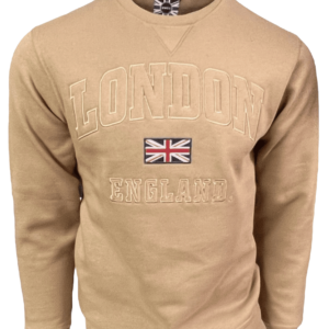 LE201 and LE202 GWCC Unisex London England Sweatshirt 9 Colours XS-4XL Free Union Jack Metal Pin Badge