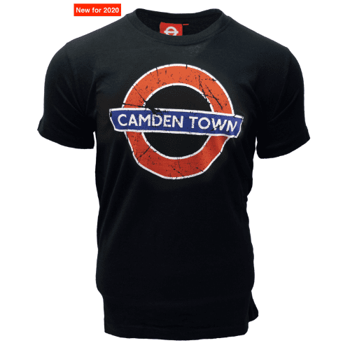 TFL101CT Unisex License Underground Camden Town T Shirt 2 Colours